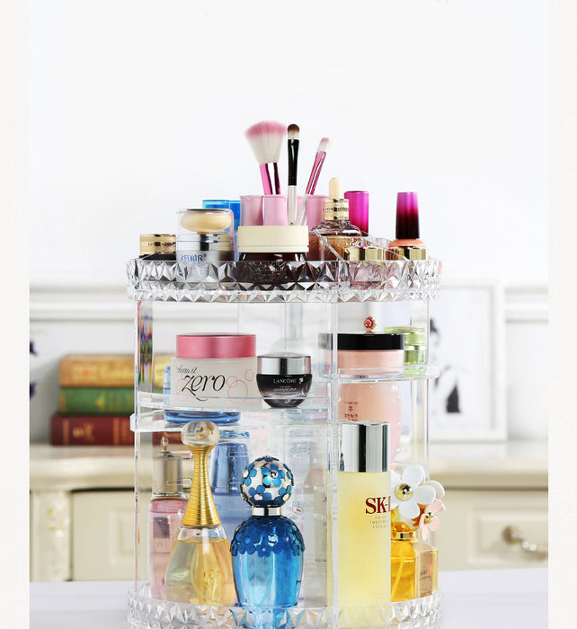 Nifty Rotating Makeup Organizer