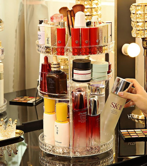 Nifty Rotating Makeup Organizer